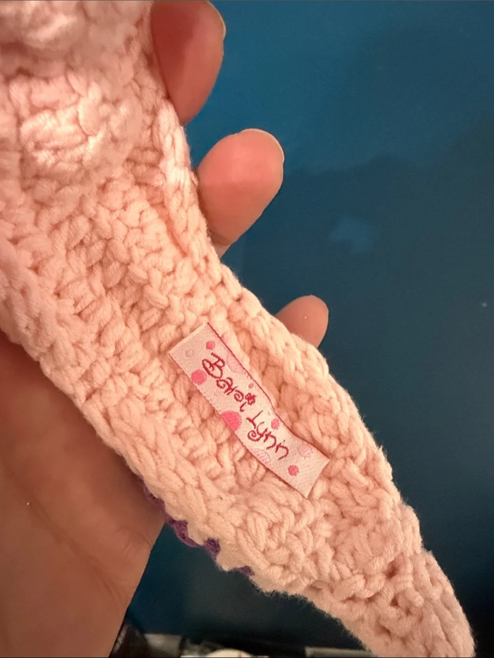 Bari Lynn Crochet Kids Headband with Multicolor Accents
